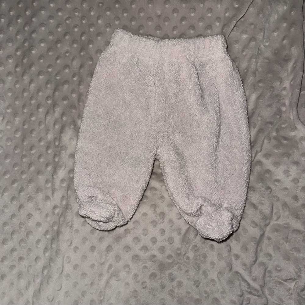 Cozy White Kids Pants